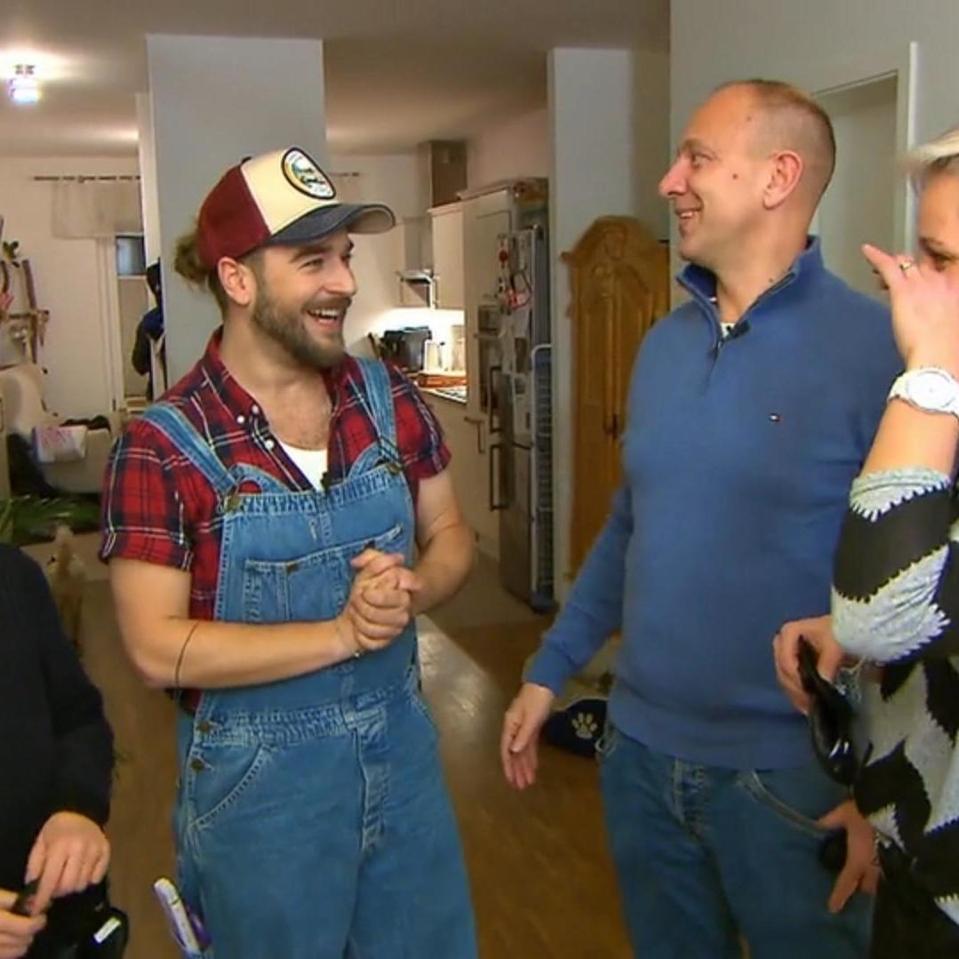 Dekoprofi Eric Schroth entdeckt sogar ein Freudentränchen im Auge von Mama Julia Dekoprofi Eric Schroth entdeckt sogar ein Freudentränchen im Auge von Mama Julia