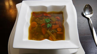 Feurige Fitnesssuppe