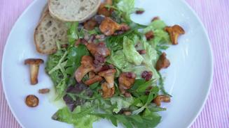 Blattsalate mit (Un-)Kräutern