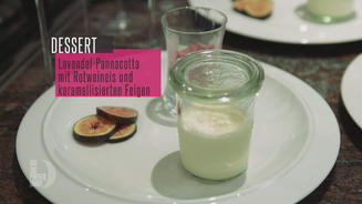 Lavendel-Pannacotta mit Feigen