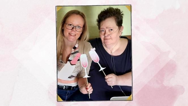 Carolin ist traurig - ihre Mutter kann bei der Hochzeit nicht dabei sein