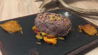 Filetsteak vom Twana-Rind an Gemüse