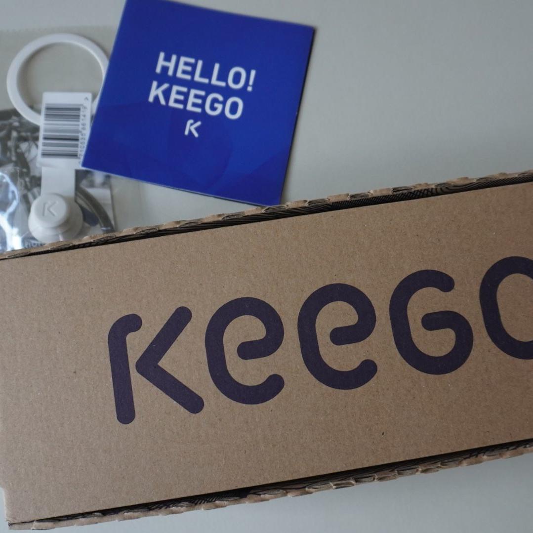 Zum Lieferumfang der Keego-Trinkflasche gehört auch ein abnehmbares Mundstück aus Silikon plus Kappe, damit unterwegs nichts ausläuft
