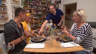 Der Star des Abends: Bacon im Glas