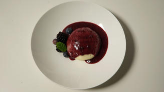 Polnische Dampfklöße mit Heidelbeer