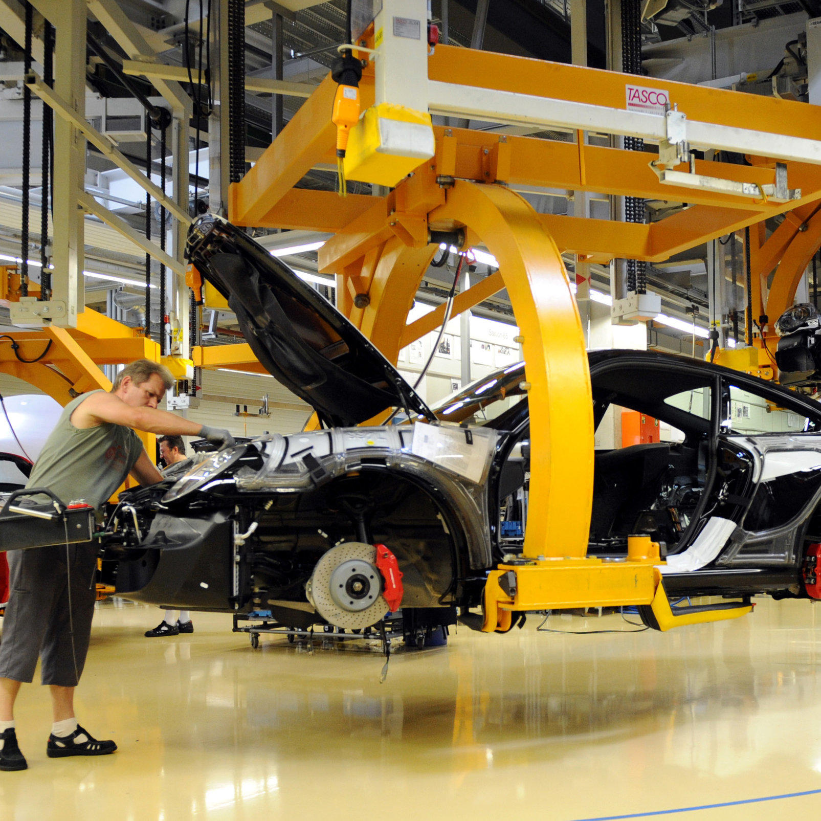 Porsche Produktion im Stammwerk Stuttgart-Zuffenhausen Porsche Produktion im Stammwerk Stuttgart-Zuffenhausen