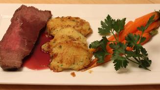 Roastbeef an Rotweinsoße 