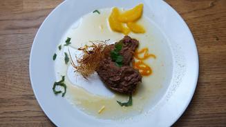 Mousse au Chocolat mit Pfefferminze