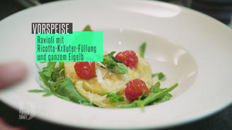 Ravioli mit Ricotta-Kräuter-Füllung