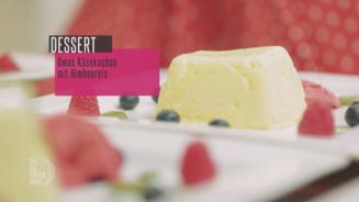 Omas Quarkkuchen trifft Himbeereis