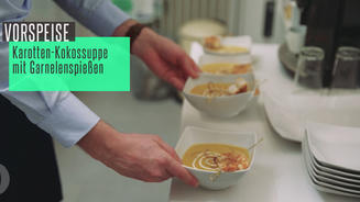 Karotten-Kokos-Suppe mit Ingwer