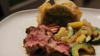 Kalbsfilet mit Masala-Trüffelsauce