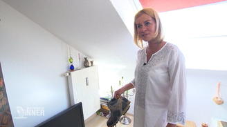 Mit Wanderschuhen zum Einkauf?