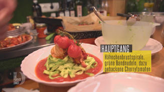 Hähnchenbrustspirale mit Rucolapesto 