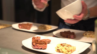 Risotto au thon et aux champignons