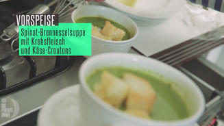 Spinat-Brennessel-Suppe