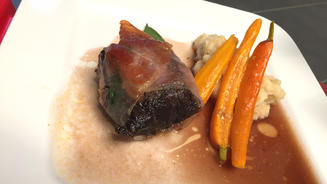 Saltimbocca vom Kalbsbäckchen