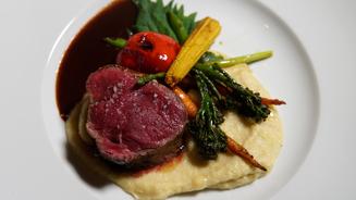 Rinderfilet mit Schokoladen-Rotweinjus