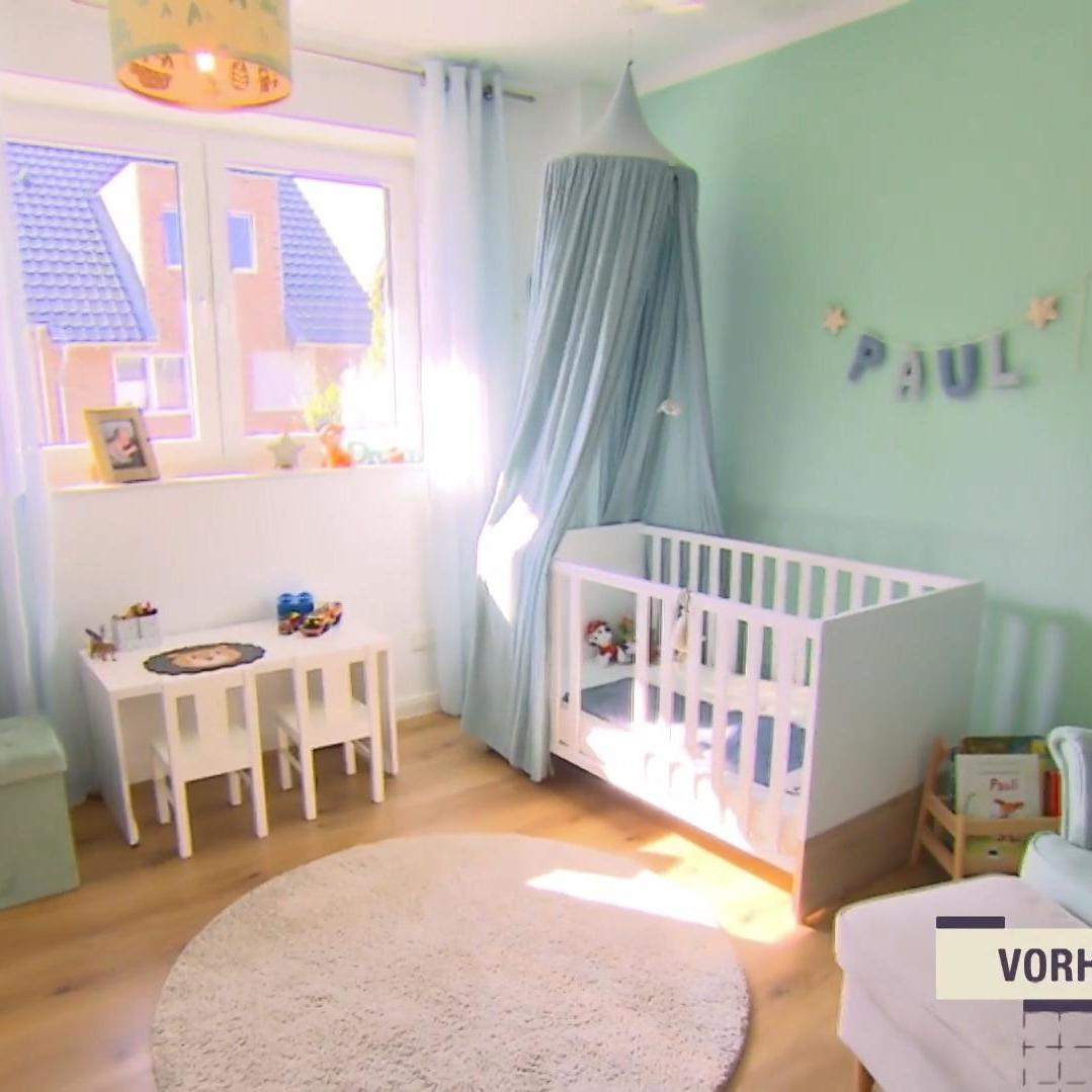Ein schnuckeliges Kleinkindzimmer weicht einem Büro für Mama und Papa. Aber keiner Sorge, der kleine Paul bekommt ein neues Kinderzimmer. Ein schnuckeliges Kleinkindzimmer weicht einem Büro für Mama und Papa. Aber keiner Sorge, der kleine Paul bekommt ein neues Kinderzimmer.