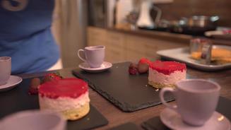 Beerentürmchen mit Schokofrüchten