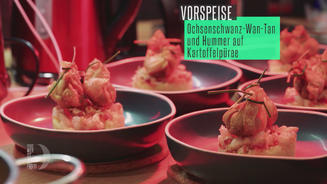 Wan-Tan vom geschmorten Ochsenschwanz 