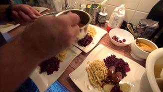 Rehrücken Baden Baden mit Rotkraut