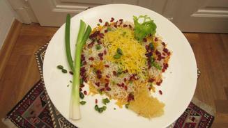 Safranhähnchen mit Juwelenreis