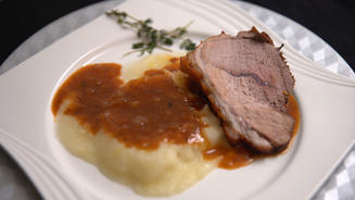 Thüringer Klöße mit Krustenbraten