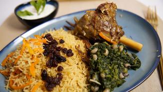 Kabuli Palau – Basmati-Reis mit Lamm
