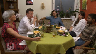 Anjas Gäste müssen schwitzen