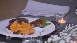 Rinderfilet mit Süßkartoffelstampf