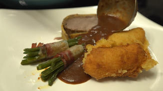 Kalbsfilet im Steinpilz-Mantel