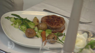 Filetsteak mit einem „Gemüsebeet“