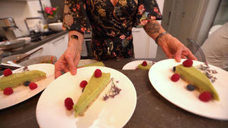 Avocado-Limetten-Kuchen