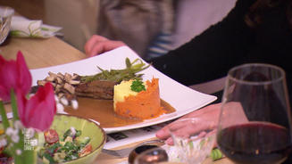  Feigenlachs an Kartoffelstampf