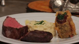Duo aus Rehrücken und Rinderfilet