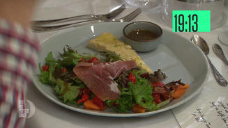  Papaya-Salat mit Parmaschinken