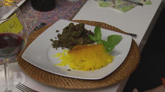 Khoreshte Ghorme Sabzi ba Polo