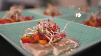 Sashimi vom Steirischen Saibling