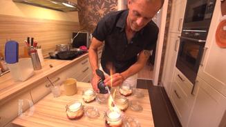 Weicher, süßer Brei im Einmachglas