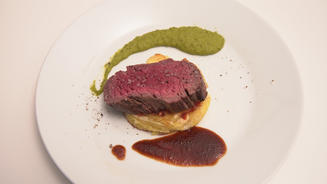 Rinderfilet mit Kartoffelgratin