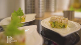 Ceviche mit Mango-Avocado-Tatar