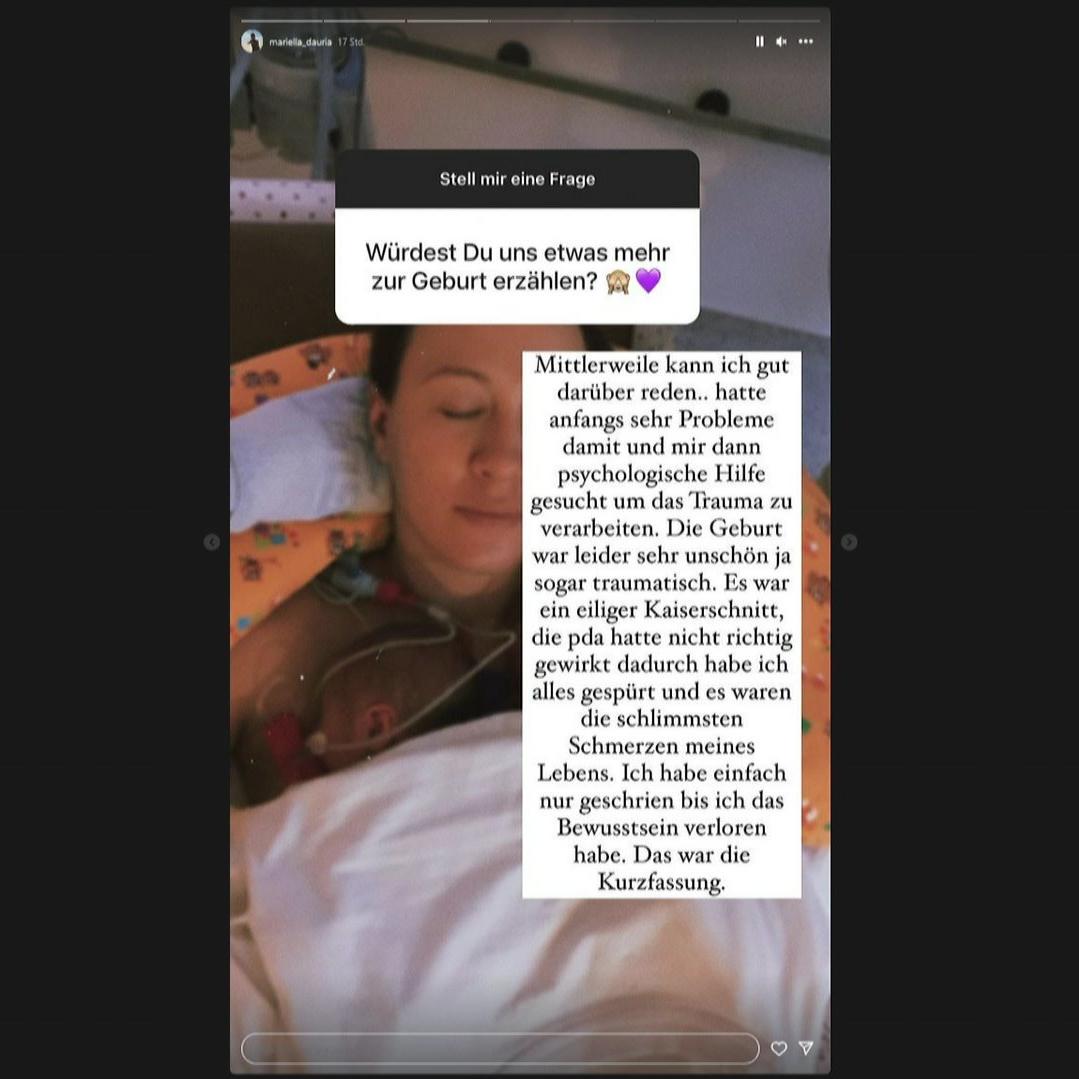 Mariella D´Auria über die traumatische Geburt ihrer Zwillinge