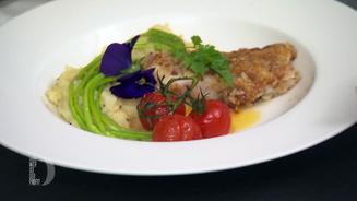 Steinbeißer mit Mandelkruste