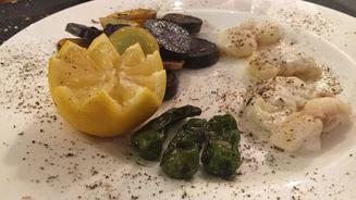 Seeteufel mit dreierlei Bratkartoffeln