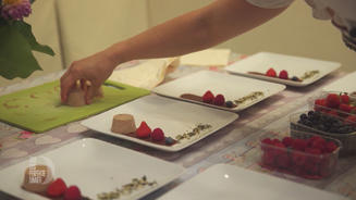 Beeren-Nougat-Quartett 