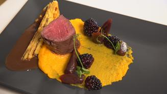 Heimisches Wild auf Gin-Jus