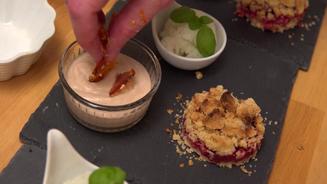 Himbeer-Erdnuss-Küchlein