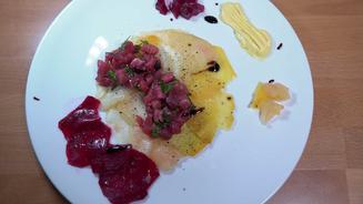 Thunfischtatar mit Roter Bete 