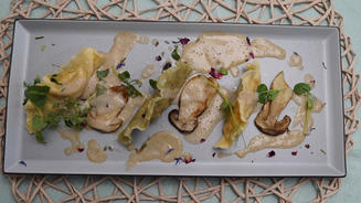 Ravioli mit Steinpilzen